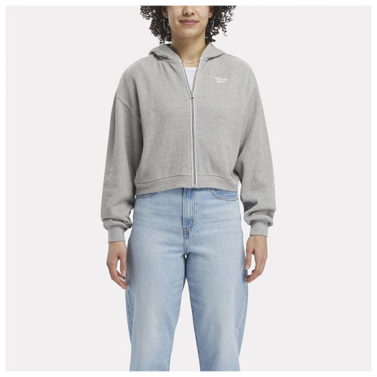 Reebok Γυναικεία ζακέτα RIE Waffle Fullzip Reebok Γυναικεία ζακέτα RIE Waffle Fullzip